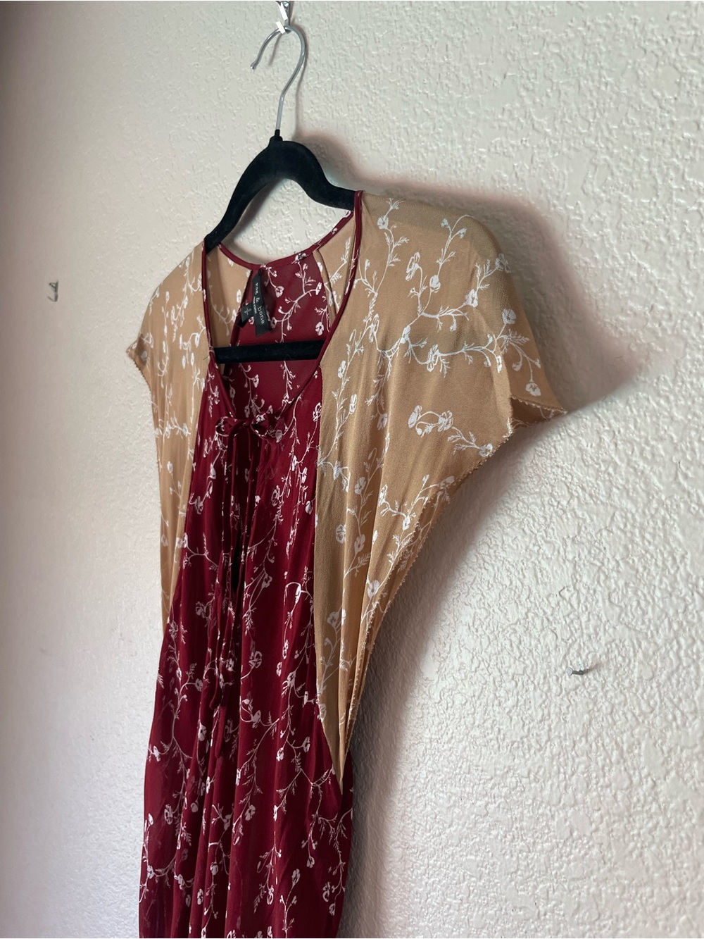 rag & bone Sam Patchwork Floral Maxi Dress Small - Picture 6 of 14